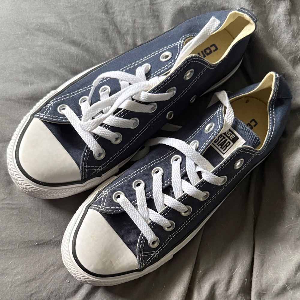Converse Men's Dark Blue Canvas Sneakers
